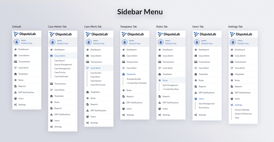 Sidebar Navigation