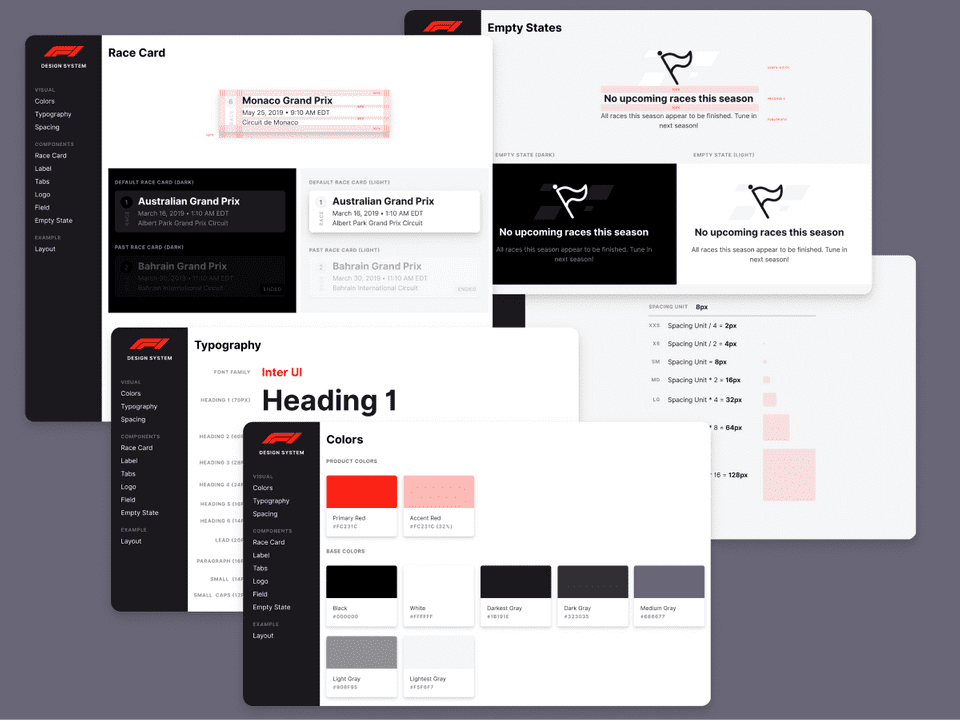 Race Times Design System